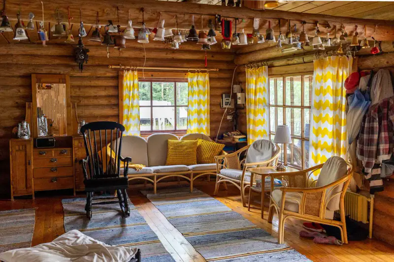 Chalet en rondins ~40 m² (1976) sur île du Grand Saimaa + sauna de rive, 2 000 m² — Suuri-Riehkiö / Taipalsaari — 9