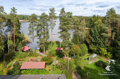 Maison de plain-pied 2016 (~111 m²) + sauna de rive et maison d’amis, ~100 m de rive sur le Saimaa — Taipalsaari — 1
