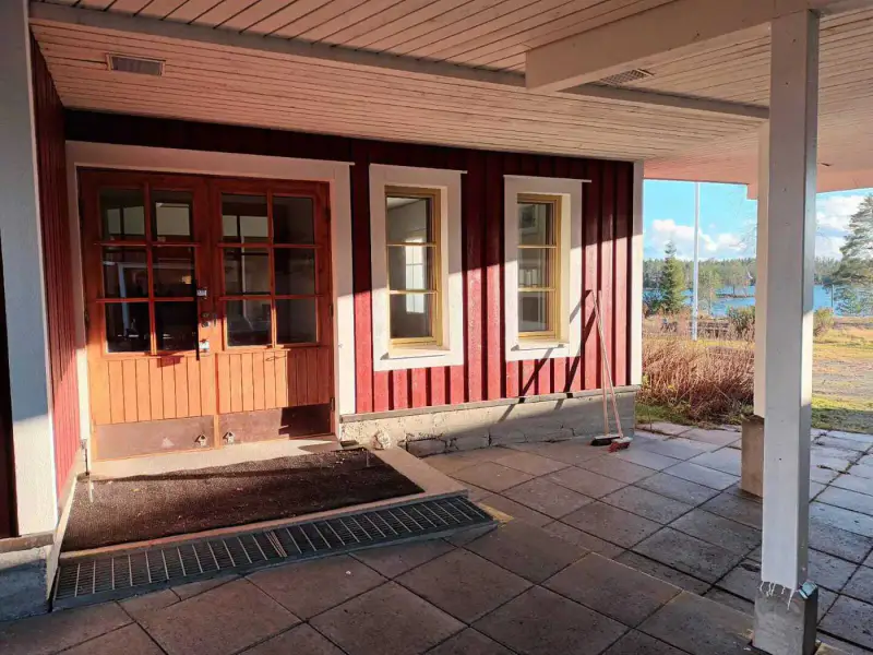 Complexe hébergement 1986 + île, ~3,3 ha rive, bonne plage — Jokijärvi / Taivalkoski — 7