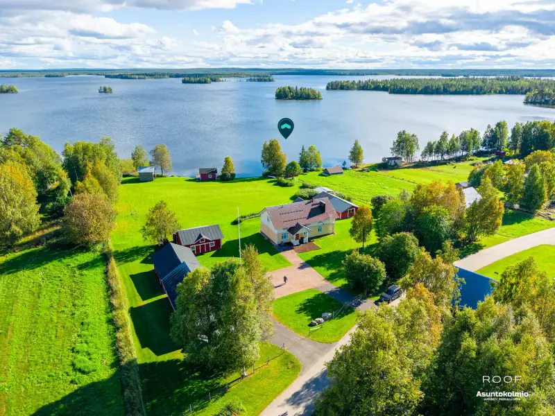 Maison rénovée ~185 m² (1976), géothermie, ~0,87 ha rive lac — Taivalkoski — 3