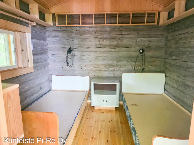 Chalet rondins ~38 m² + sauna de rive, lac Särkijärvi, 3 100 m² — Tammela — 14