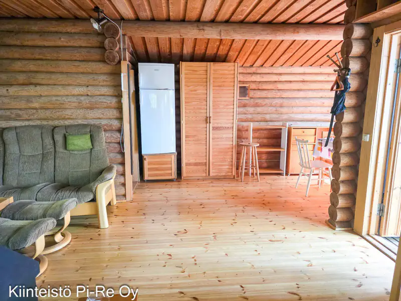 Chalet rondins ~38 m² + sauna de rive, lac Särkijärvi, 3 100 m² — Tammela — 6