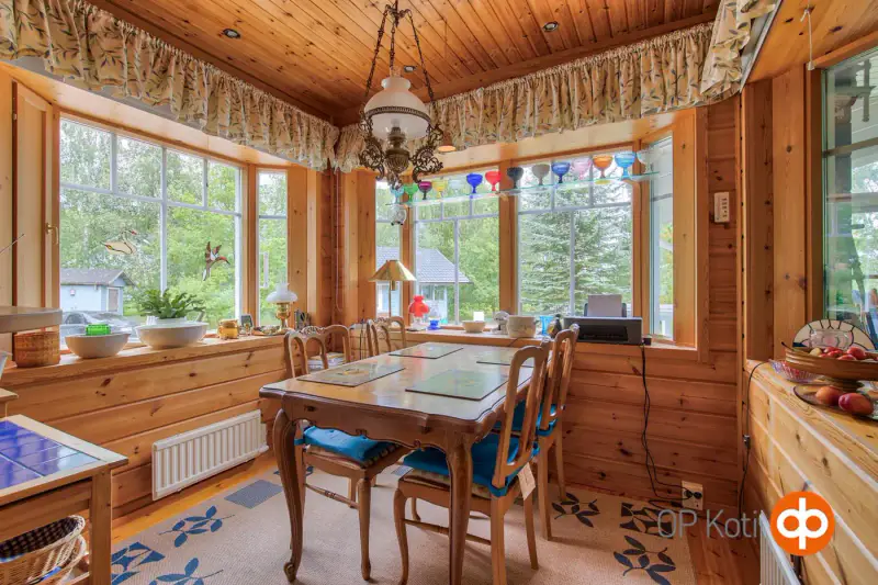 Maison rondins ~70,5 m² (2005) + rantasauna 2003, rive Pyhäjärvi, 3 393 m² — Tammela — 12