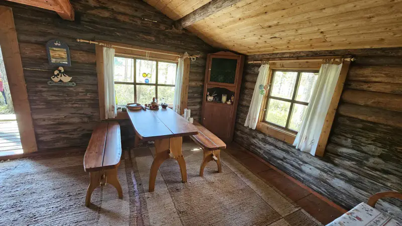 Erämökki rondins ~25 m² (1994), 5 000 m², ~120 m rive Kiikkisjärvi — Tampere — 10