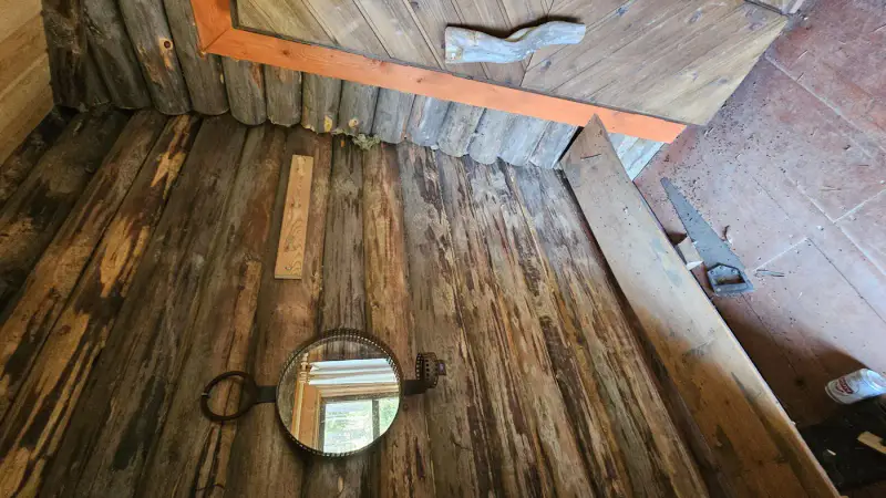 Erämökki rondins ~25 m² (1994), 5 000 m², ~120 m rive Kiikkisjärvi — Tampere — 13