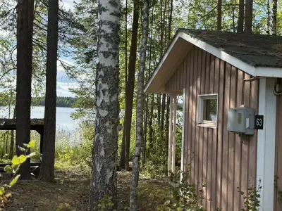 Terrain ~5,39 ha + 100 m rive ouest Näsijärvi, droits 170 m² ; bâti à démolir — Kapee — 1