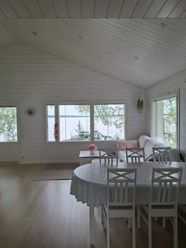 Mökki 53 m² rénové 2018-22, Rasvanki ~100 m rive, 15 320 m² — Kuivaniemi / Tervo — 9