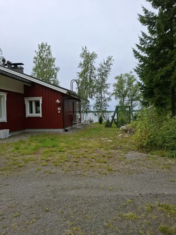 Mökki 53 m² rénové 2018-22, Rasvanki ~100 m rive, 15 320 m² — Kuivaniemi / Tervo — 2