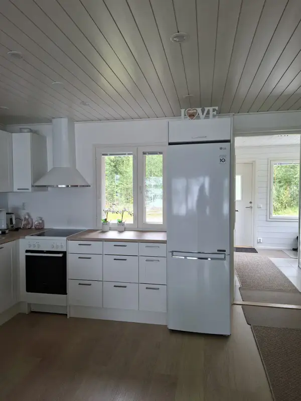 Mökki 53 m² rénové 2018-22, Rasvanki ~100 m rive, 15 320 m² — Kuivaniemi / Tervo — 8