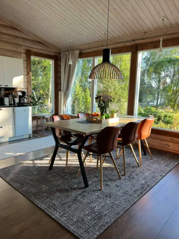 Maison rondins ~73 m² (1980/2009) + garage 2022, 4 200 m², Leppävesi — Toivakka — 6