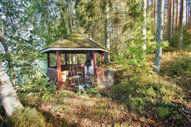 Mökki rondins ~25 m² (1994) + pihasauna, 3 390 m², Iso-Kankainen — Tuusniemi — 15