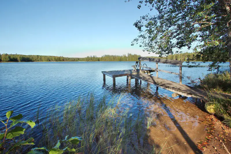 Mökki rondins ~25 m² (1994) + pihasauna, 3 390 m², Iso-Kankainen — Tuusniemi — 13