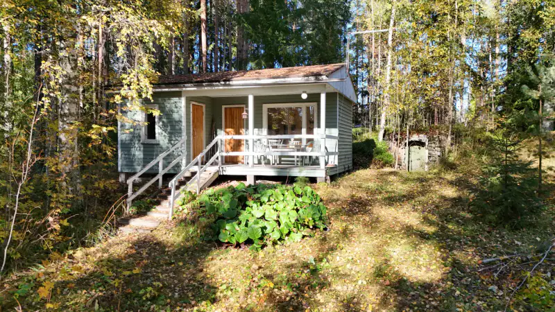 Petit mökki ~25 m² (1968) + sauna de rive à bois, 2 790 m² et 40 m de rive privée sur l’Immolanjärvi — Akonlahti / Varkaus — 8