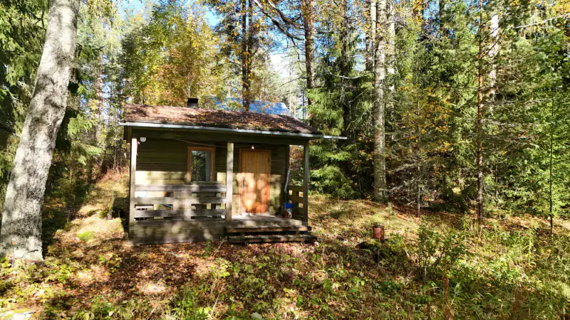 Petit mökki ~25 m² (1968) + sauna de rive à bois, 2 790 m² et 40 m de rive privée sur l’Immolanjärvi — Akonlahti / Varkaus — 9