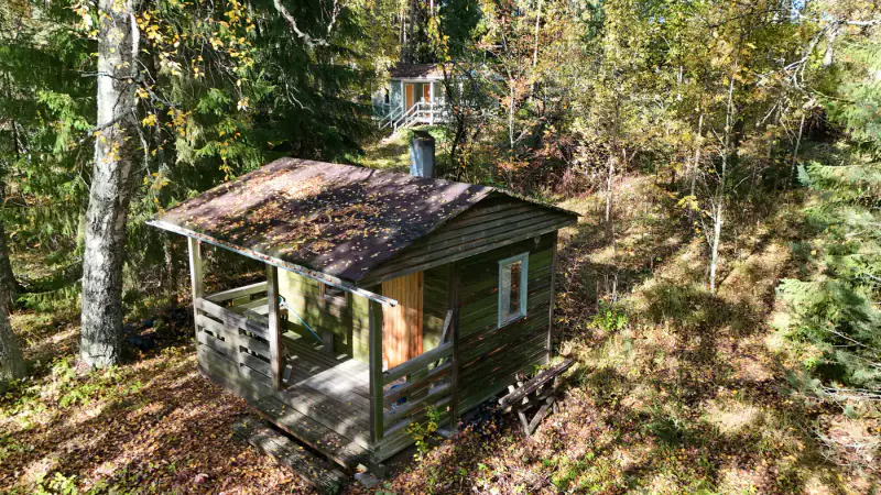 Petit mökki ~25 m² (1968) + sauna de rive à bois, 2 790 m² et 40 m de rive privée sur l’Immolanjärvi — Akonlahti / Varkaus — 11