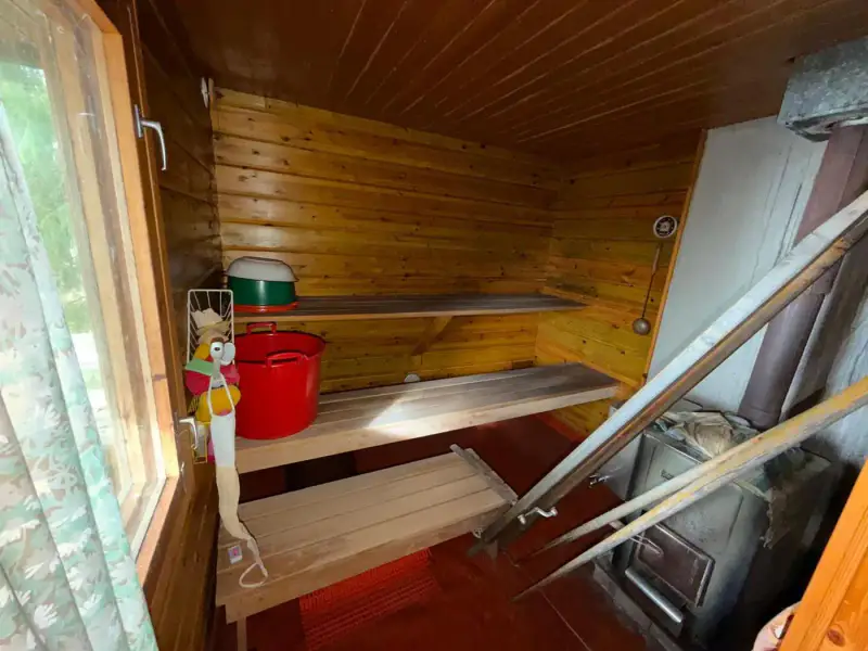 Petit mökki ~25 m² (1968) + sauna de rive à bois, 2 790 m² et 40 m de rive privée sur l’Immolanjärvi — Akonlahti / Varkaus — 15