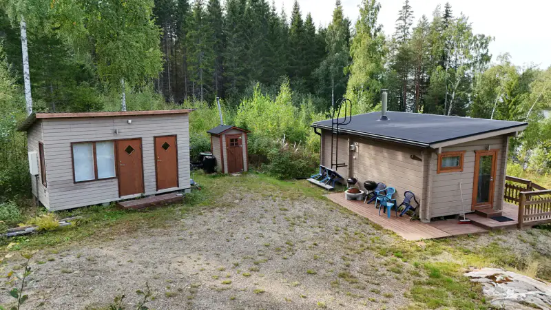 Petit saunamökki Äimisvesi (Saimaa) — Varkaus, ~20 m², 5 700 m², 90 m rive sable — 8