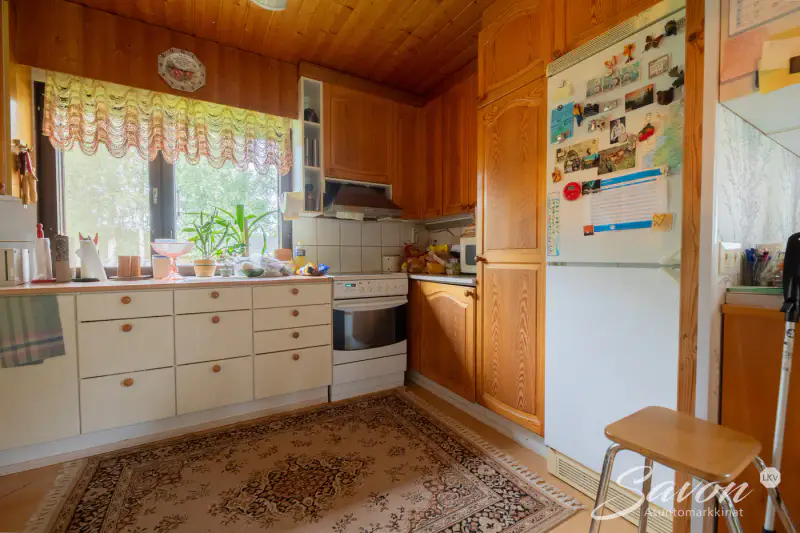 Maison Sasmo ~113 m² (1985) + sauna, 3 200 m², Komminselkä / Likolahti — Puurtila / Varkaus — 8