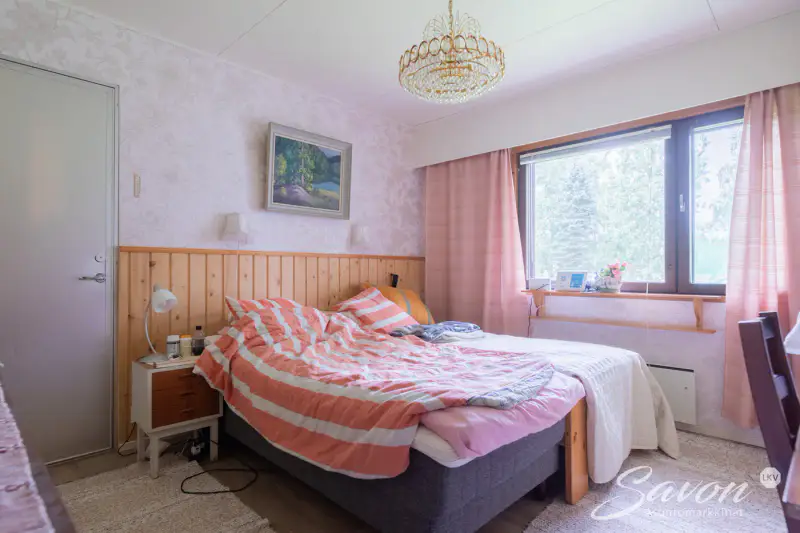 Maison Sasmo ~113 m² (1985) + sauna, 3 200 m², Komminselkä / Likolahti — Puurtila / Varkaus — 11