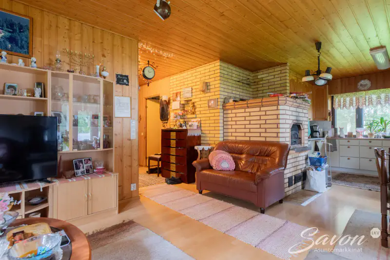 Maison Sasmo ~113 m² (1985) + sauna, 3 200 m², Komminselkä / Likolahti — Puurtila / Varkaus — 5