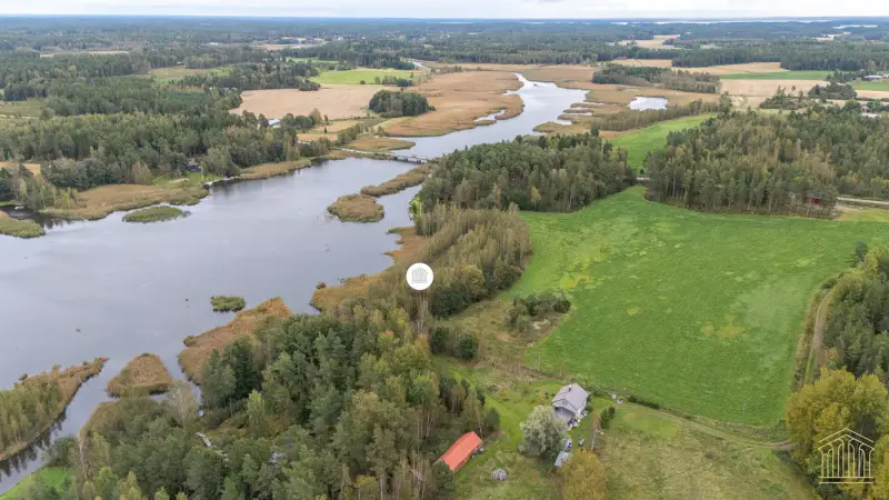 Terrain mer ~4 000 m² (~50 m rive), määräala — Vehmaa / Taivassalo — 10