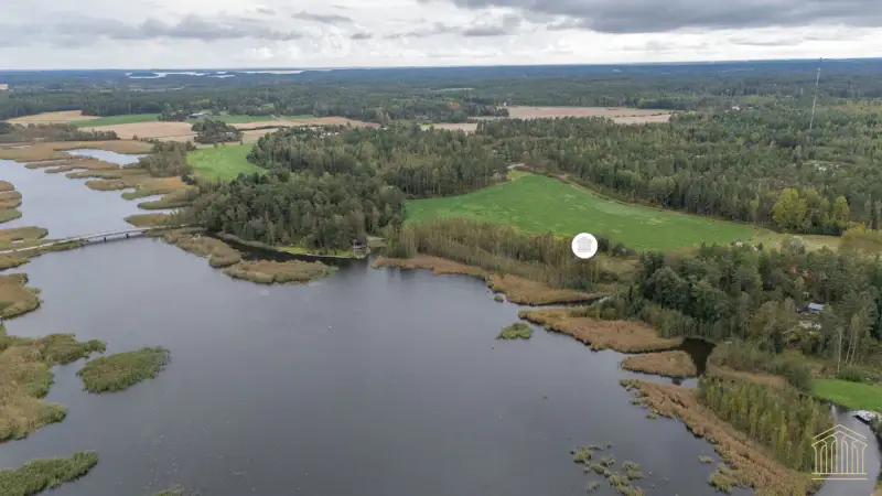 Terrain mer ~4 000 m² (~50 m rive), määräala — Vehmaa / Taivassalo — 8