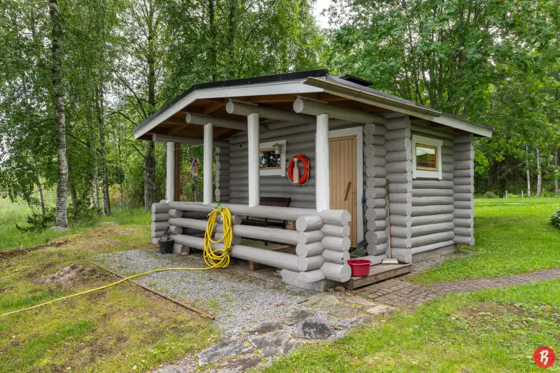 Chalet en rondins 64 m² (1984), rantasauna et ponton, 2 454 m² et rive privée sur le Keitele — Keitelepohja / Viitasaari — 11