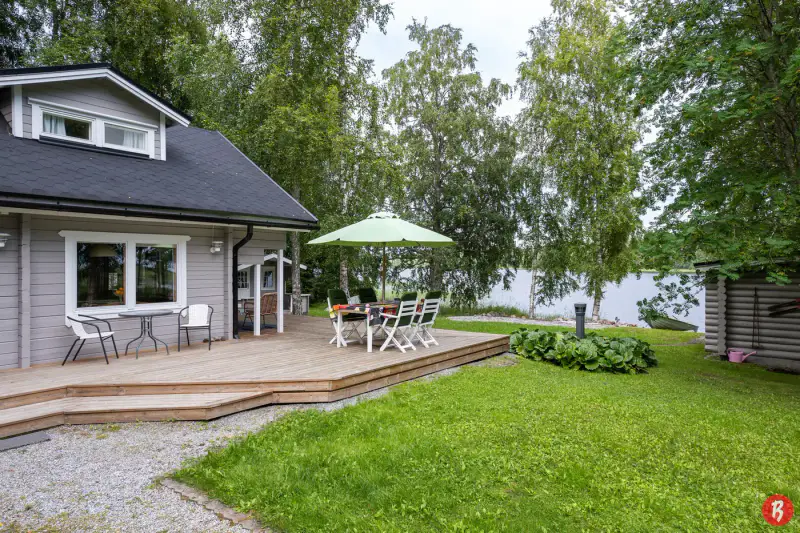 Chalet en rondins 64 m² (1984), rantasauna et ponton, 2 454 m² et rive privée sur le Keitele — Keitelepohja / Viitasaari — 9