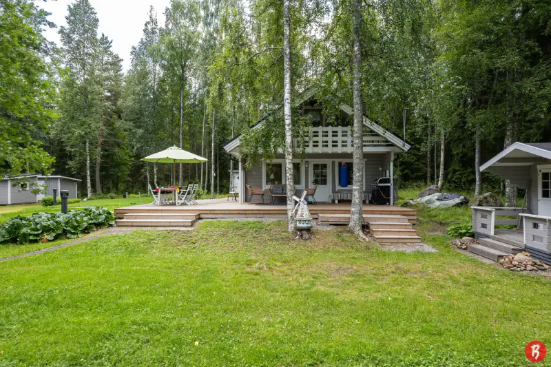 Chalet en rondins 64 m² (1984), rantasauna et ponton, 2 454 m² et rive privée sur le Keitele — Keitelepohja / Viitasaari — 17