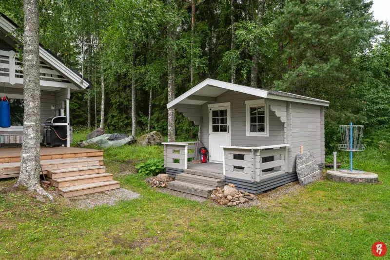 Chalet en rondins 64 m² (1984), rantasauna et ponton, 2 454 m² et rive privée sur le Keitele — Keitelepohja / Viitasaari — 10