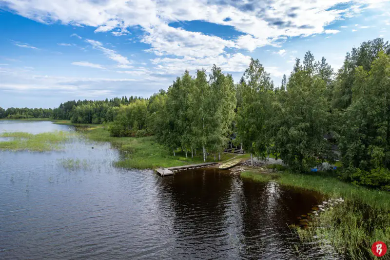 Chalet en rondins 64 m² (1984), rantasauna et ponton, 2 454 m² et rive privée sur le Keitele — Keitelepohja / Viitasaari — 8