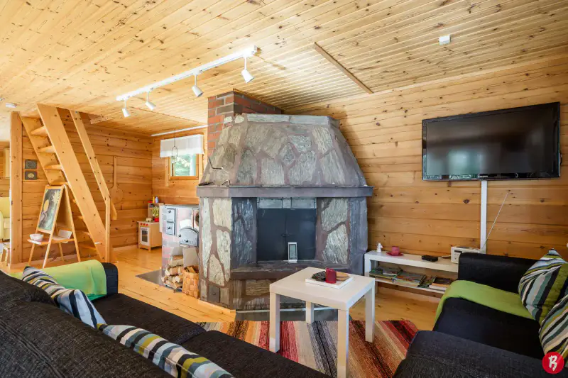 Chalet en rondins 64 m² (1984), rantasauna et ponton, 2 454 m² et rive privée sur le Keitele — Keitelepohja / Viitasaari — 13