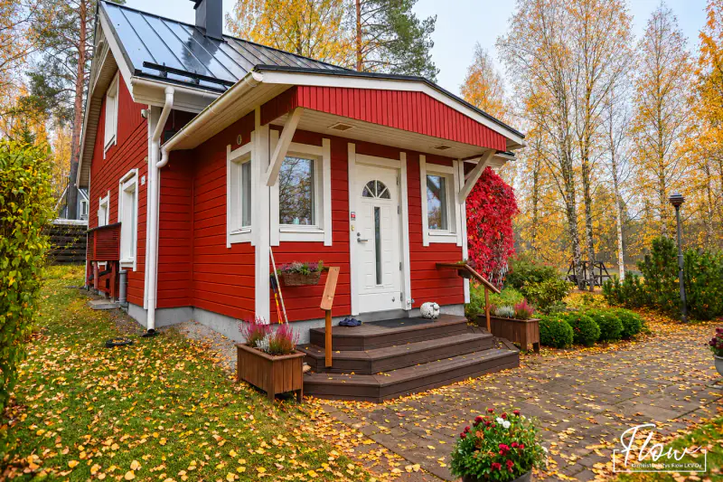 Maison 94 m² (1983) + sauna de rive (2005), garage et kota, 3 310 m² et rive privée sur le Keitele — Ilmolahti / Viitasaari — 10