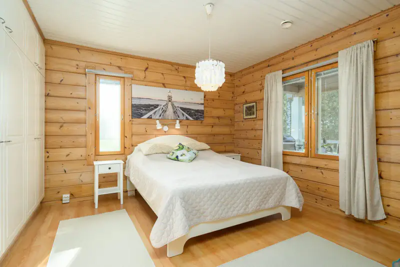 Maison rondins ~149 m² (2005) + rantasauna habitable, 5 600 m², Löytänä — Viitasaari — 10