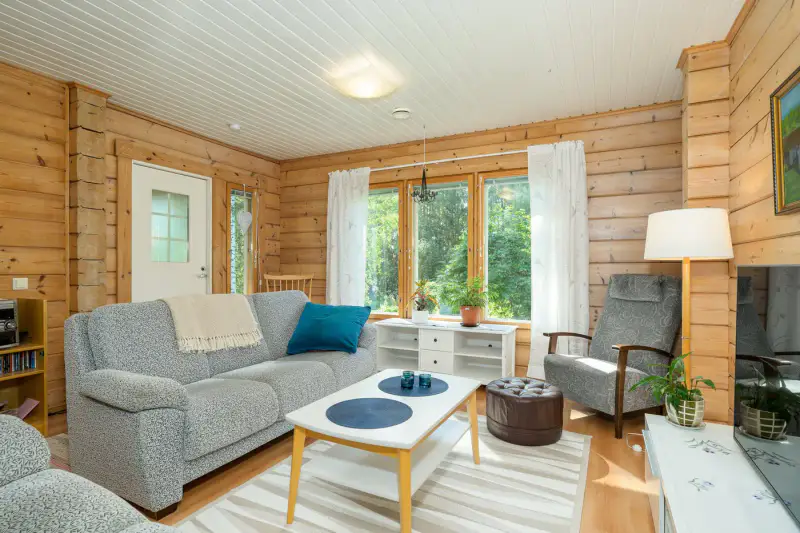 Maison rondins ~149 m² (2005) + rantasauna habitable, 5 600 m², Löytänä — Viitasaari — 11