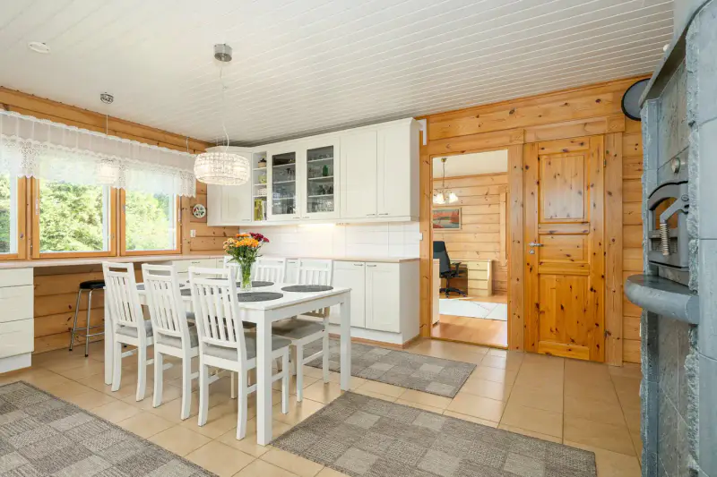 Maison rondins ~149 m² (2005) + rantasauna habitable, 5 600 m², Löytänä — Viitasaari — 8