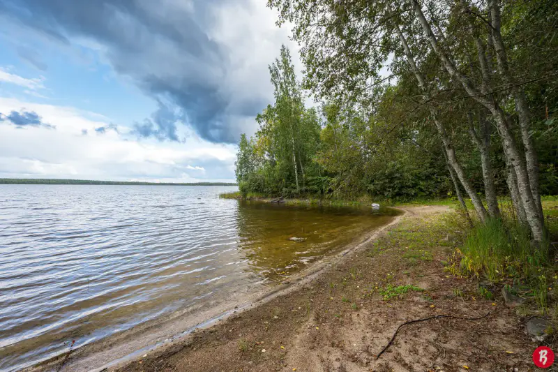 Maison rondins ~80 m² (1988), rive Keitele, 4 053 m² — Miekkarinne / Viitasaari — 4