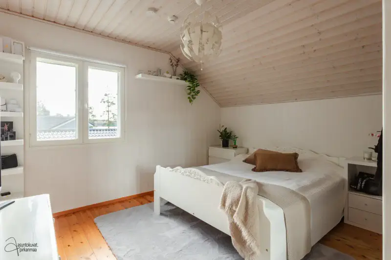 Maison Honkatalo ~187,5 m² (2004) géothermie + sauna vue lac, 1 810 m² et rive privée sablée — Ranta-Keituri / Virrat — 18