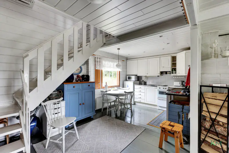 Chalet 1989, 47 m², rive privée Kivijärvi 40 m, 3 580 m² — Ylitornio — 7