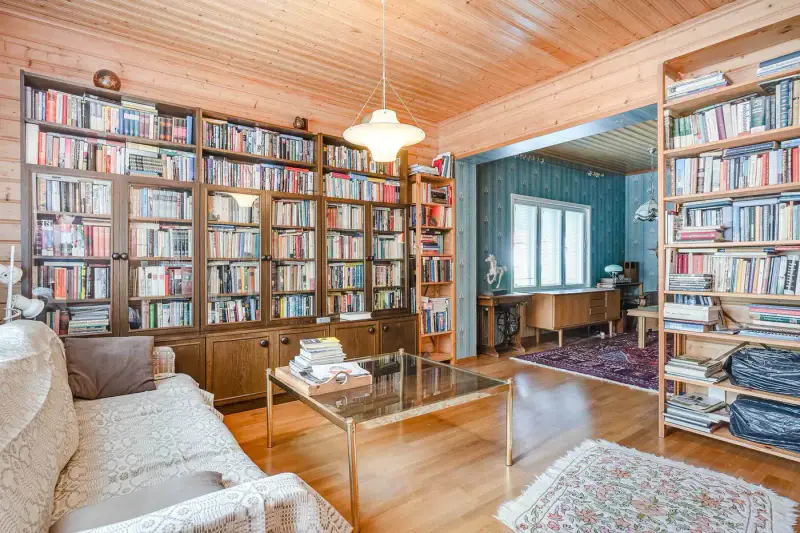 Grande maison en rondins rénovée, Näsijärvi — Kuru (Ylöjärvi), 156 m², 2 240 m², ~100 m rive — 11