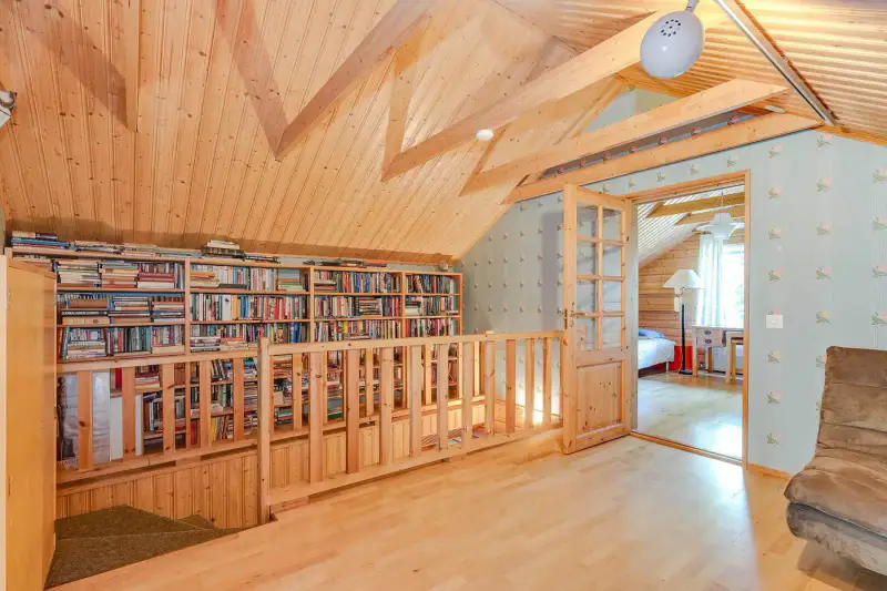 Grande maison en rondins rénovée, Näsijärvi — Kuru (Ylöjärvi), 156 m², 2 240 m², ~100 m rive — 14