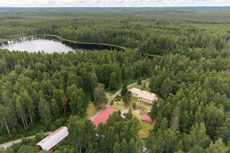 Maison en rondins 1912 ~150 m² + dépendances, 5 ha et ~220 m de rive privée Majavesi — Kyrönlahti / Ylöjärvi — 4